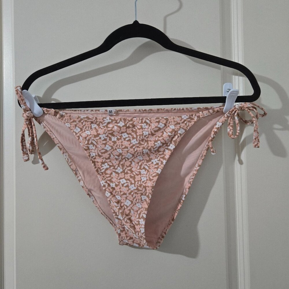 NEW Aerie XL Floral Side Tie Swimsuit Bikini Bottoms